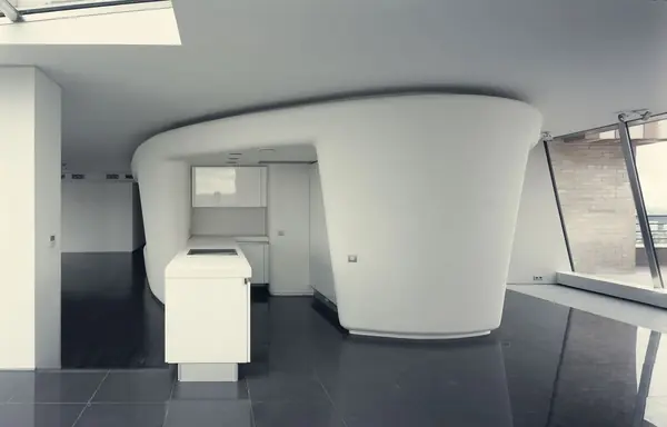 Интерьер пентхауса в жилом комплексе «Алые паруса»