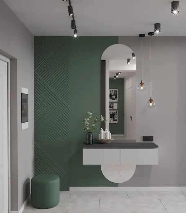 Дизайн-проект двухуровневой квартиры, площадью 98,6 м2 в г. Томск, Северный парк