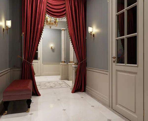 Прихожая в классическом стиле