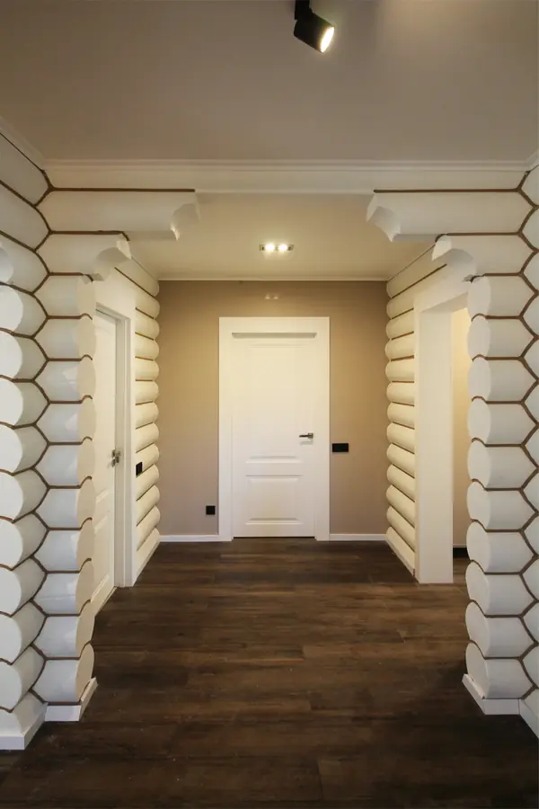 Срубовой коттедж 38 в п.Рощино, Ленинградская обл. Царство-Королевство