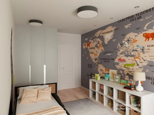 Светлый интерьер 3-к ул. М.Цветаевой, д. 11 Томск