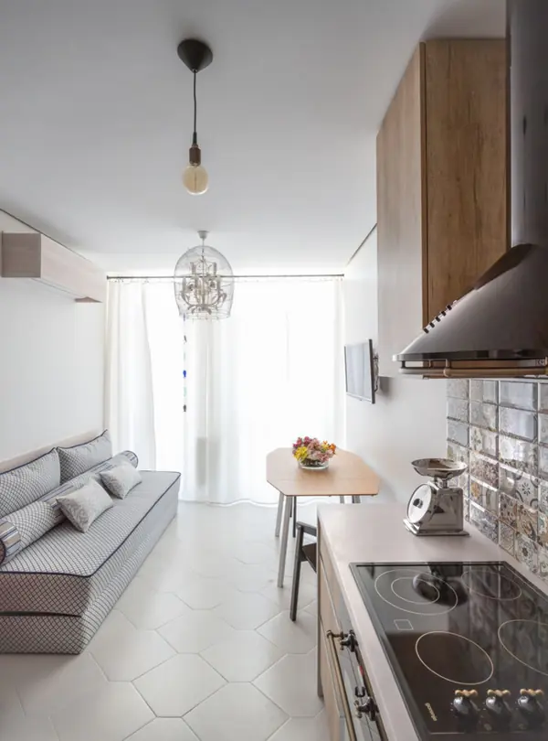 Однокомнатная квартира 40 м² (раздельная комната)