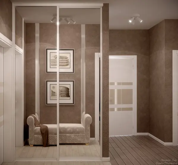 Дизайн коридора в квартире по ул. Кореновская, г.Краснодар