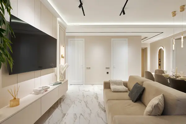 Евро 4-комнатная квартира 130 кв/м с террасой в ЖК «D1»