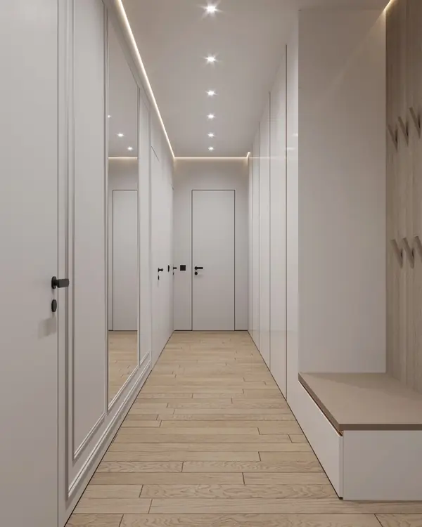 ДИЗАЙН ИНТЕРЬЕРА КВАРТИРЫ В ЖК СЕРДЦЕ СТОЛИЦЫ, 80 КВ.М