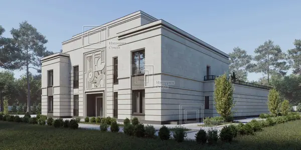 Проект дома с барельефом