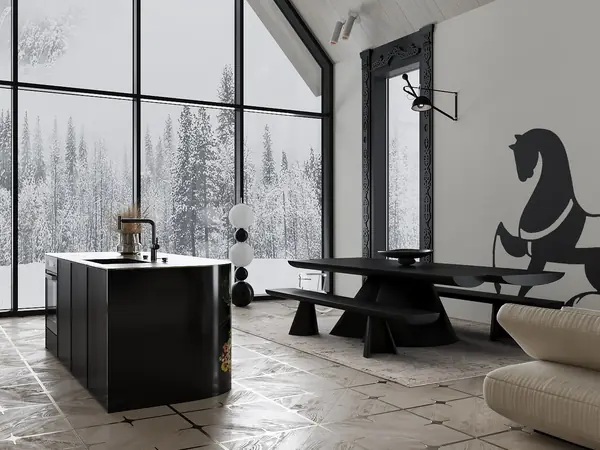 Загородный дом в Новом Русском стиле