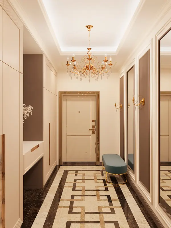 ДИЗАЙН ИНТЕРЬЕРА КВАРТИРЫ В ЖК РУМЯНЦЕВО-ПАРК, 105 КВ.М.