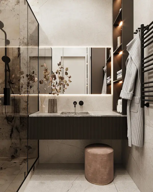 Легкая современная классика в дизайне квартиры для ЖК "Модум" - 97 м2