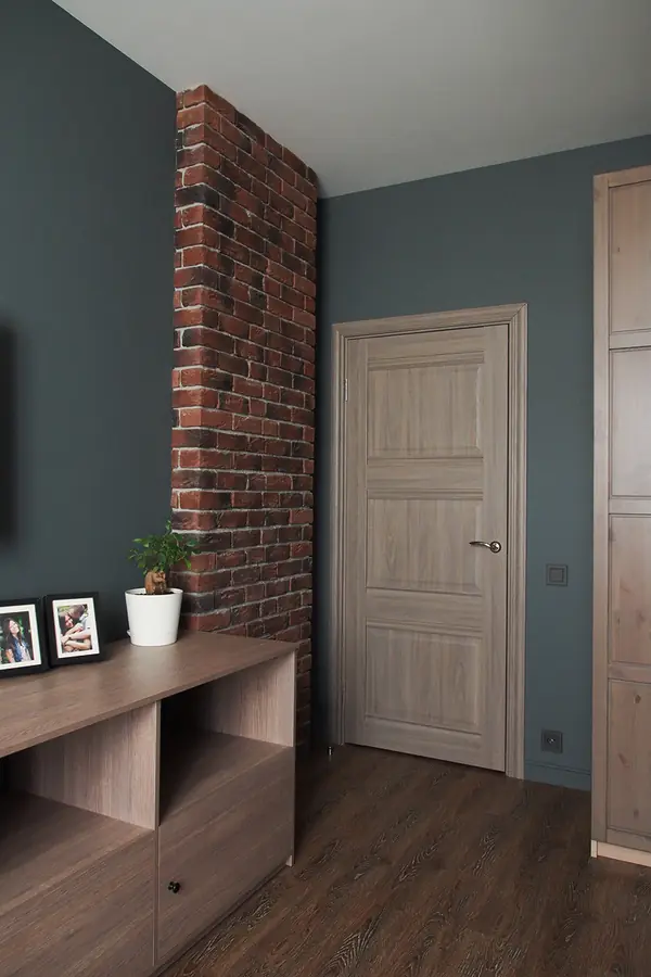 Дизайн интерьера 1-комнатной квартиры в индустриальном стиле