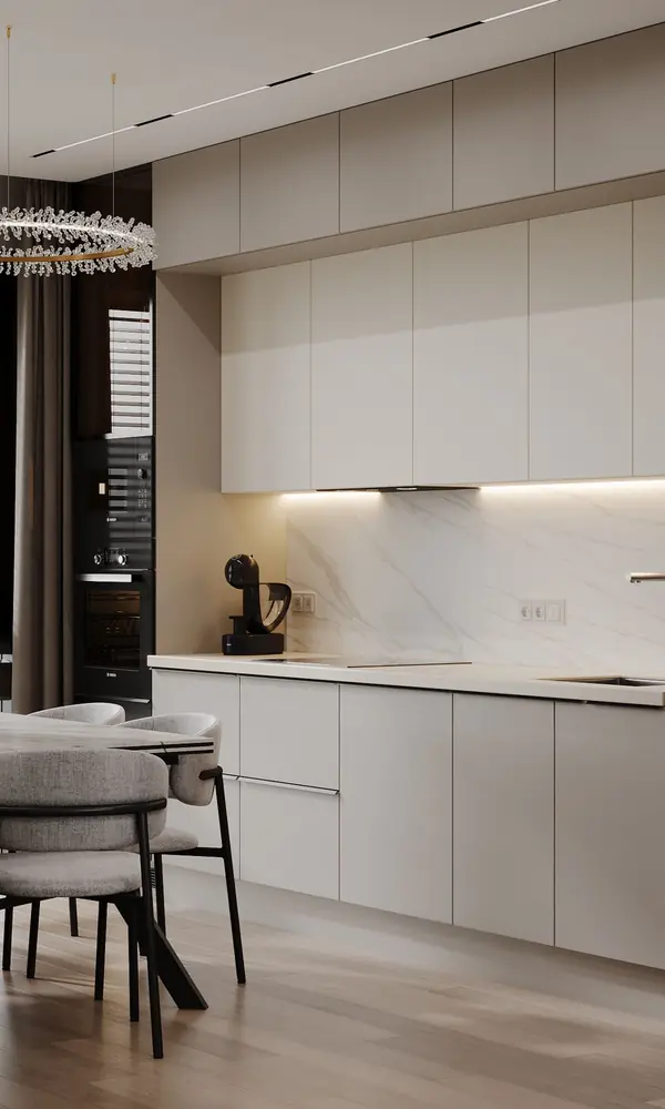 Интерьер квартиры в ЖК "Метрополия"