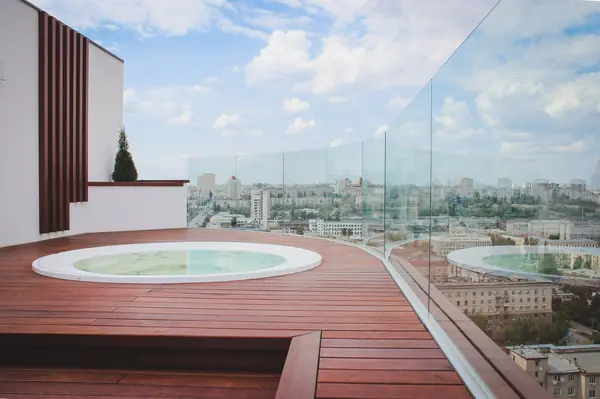 Терраса на 25 этаже