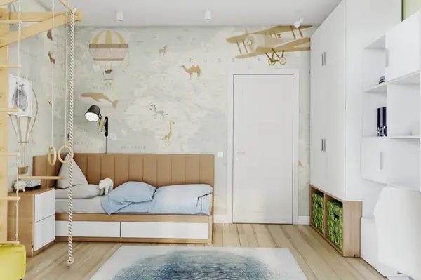 Идеи дизайн-проектов детской комнаты для мальчика