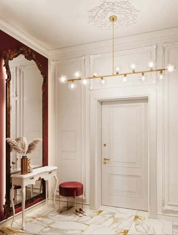 Интерьер с изысканным декором и обилием дерева