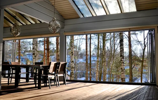 Остекление гостевого дома