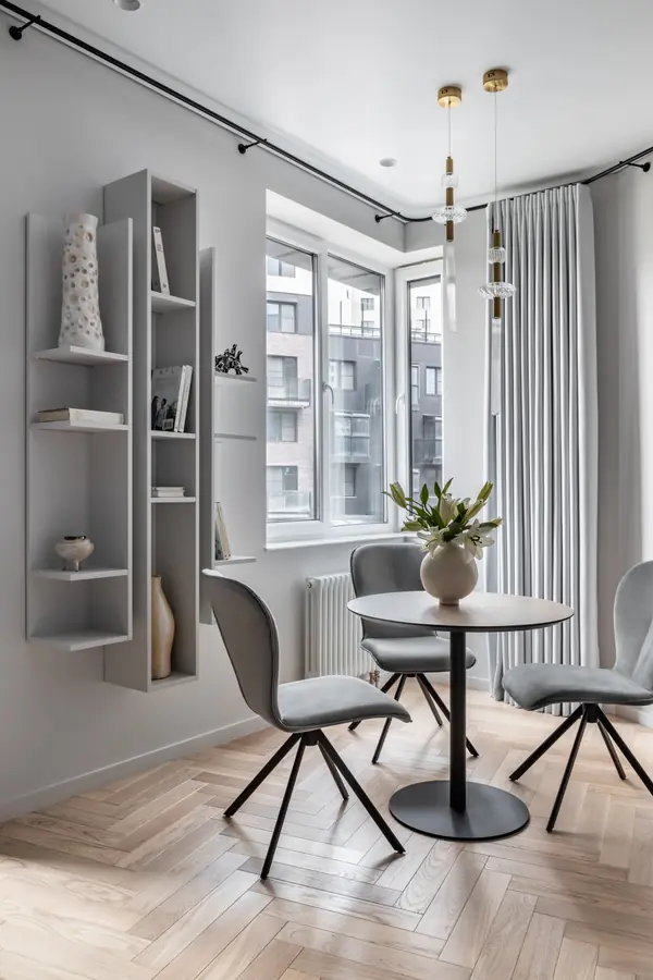 Интерьер для себя: однокомнатная квартира со спальней и мини-гостиной