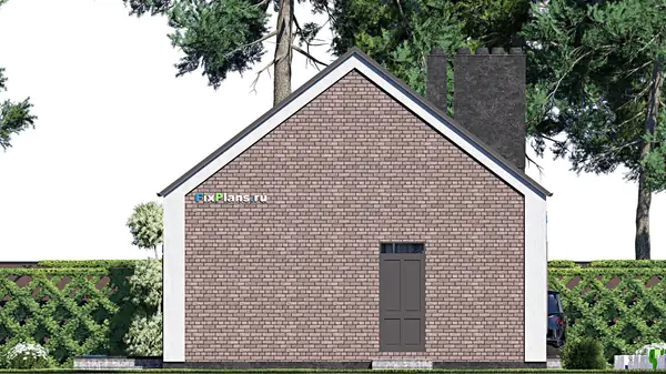 Проект одноэтажного дома 21х11м S155м2 F-16460