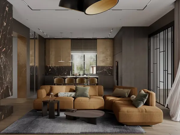 Диван Bond в главной роли очередного яркого интерьерного проекта