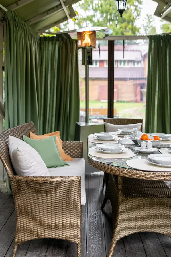 Декорирование беседки и участка Людмилы Хитяевой. "На дачу! С Наташей Барбье"