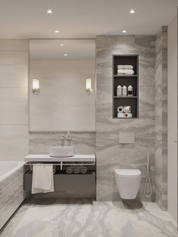 Трехкомнатная квартира в стиле КОНТЕМПОРАРИ