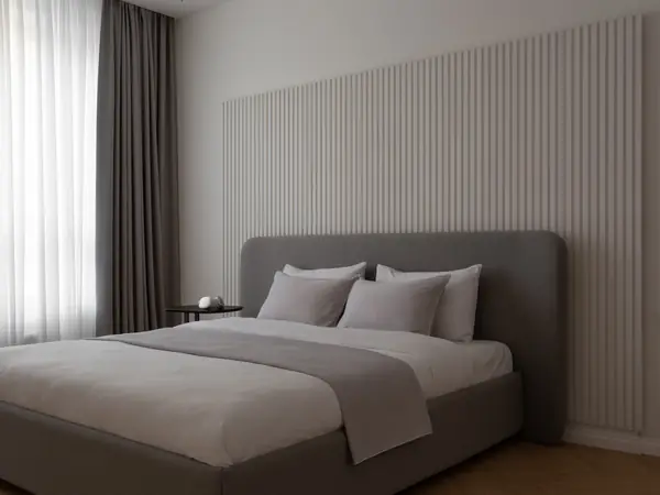 Графичный "Черно-белый" интерьер для студентки архитектурного ВУЗа