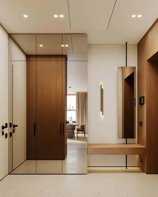 Теплый интерьер