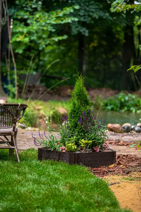 Декорирование беседки и участка Людмилы Хитяевой. "На дачу! С Наташей Барбье"