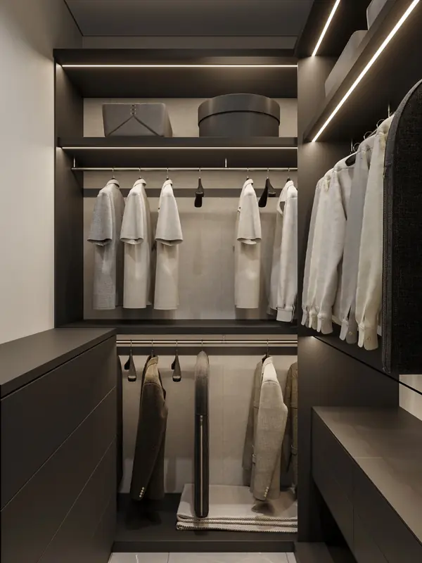 Современная квартира в Москве 78 м²