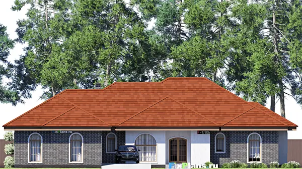 Проект одноэтажного дома 23х22м S261м2 F-17306