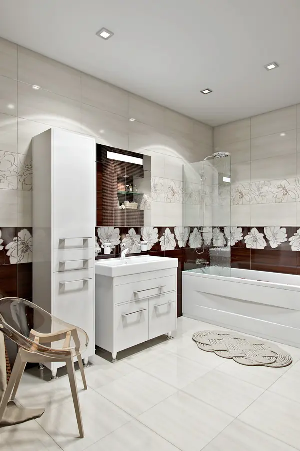 Интерьер ванной комнаты