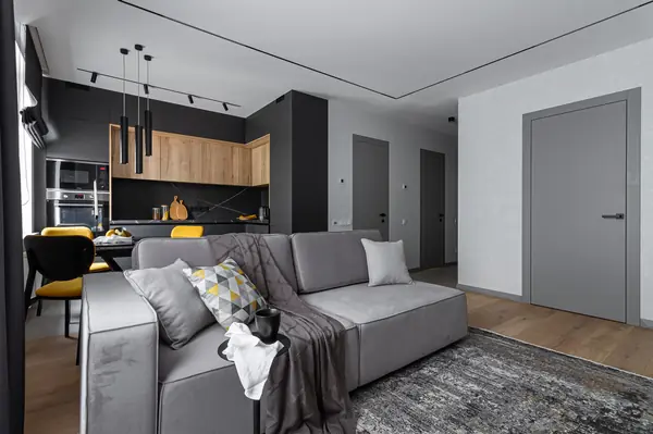 Дизайн проект для молодого человека, который предпочитает лаконичные интерьеры.