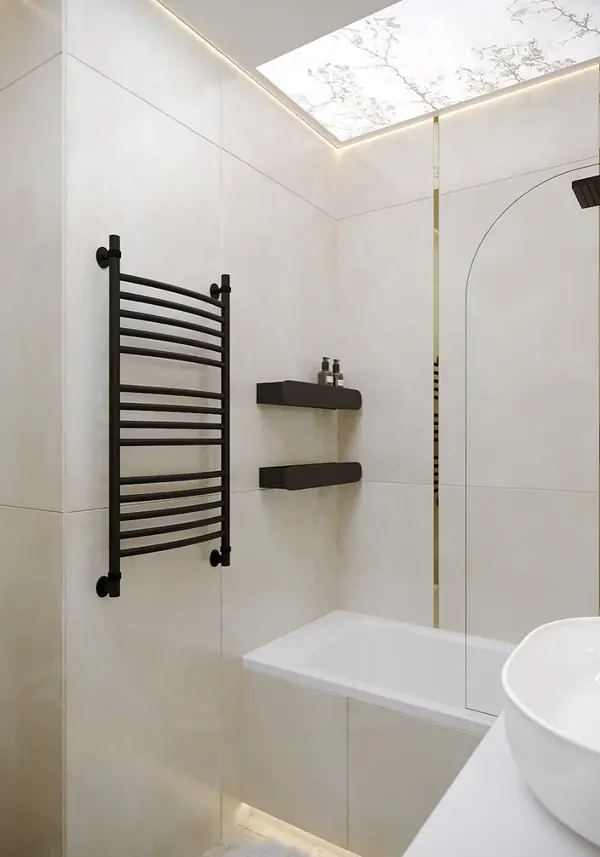 Нежная ванная комната в современном стиле