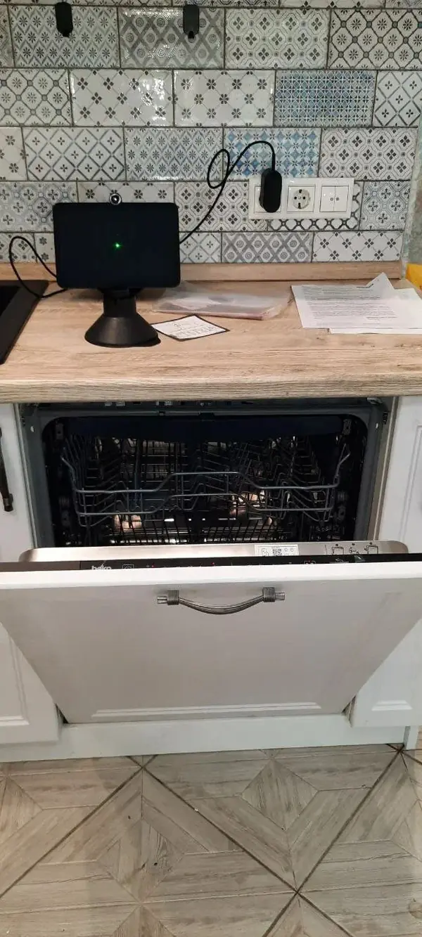 Установка посудомойки