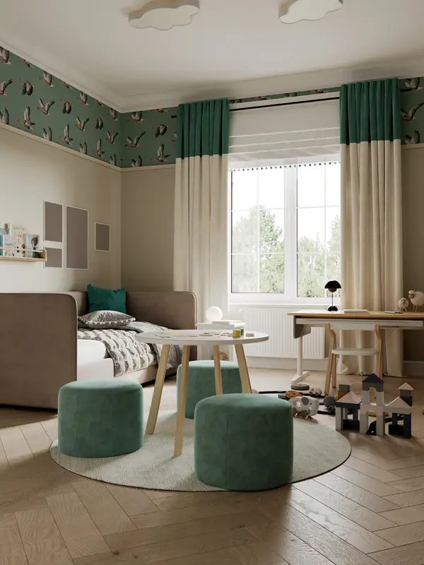 Дом с арочными окнами