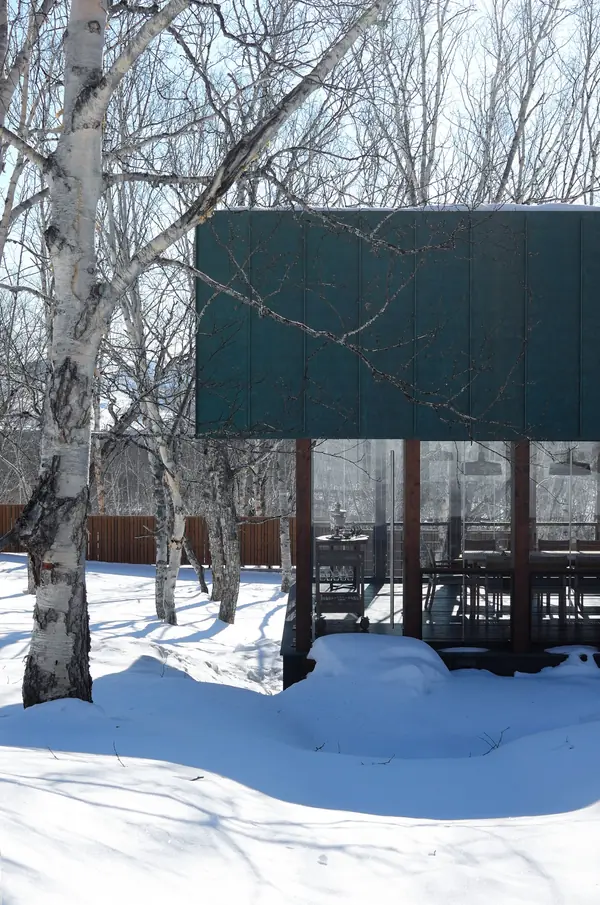 Павильон летней кухни на Камчатке