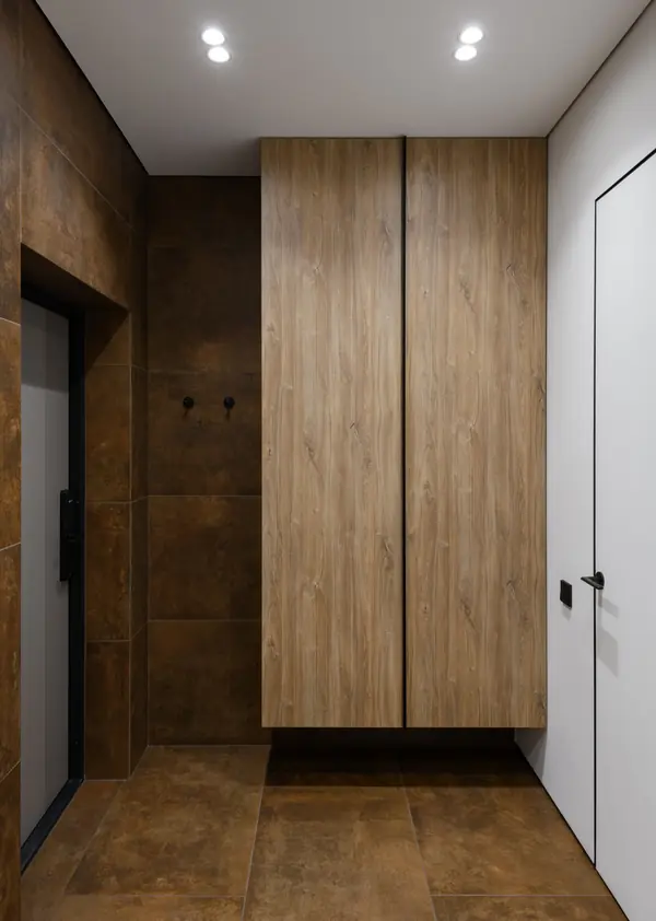 Брутальная трехкомнатная квартира 90 кв.м. с видом на реку