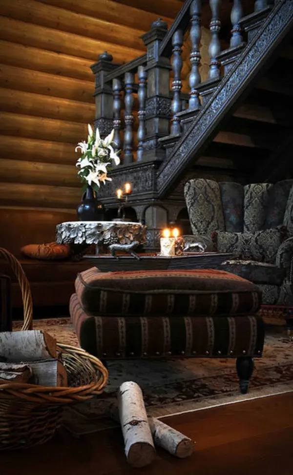 Деревянный дом 550 кв.м. в русском стиле