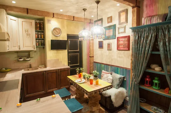 Кухня в стиле бохо-шик