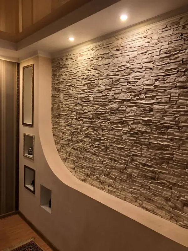 Декоративный камень в интерьере!