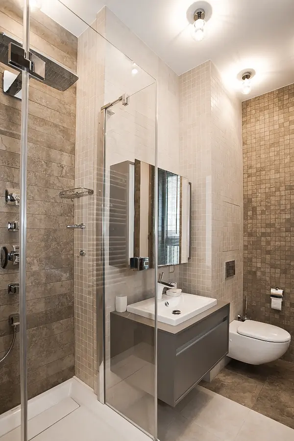 Минимализм в теплый тонах. Квартира. ЖК "Residence" . Санкт-Петербург