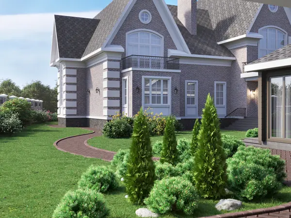 Проект дома со вторым светом 400 кв.м