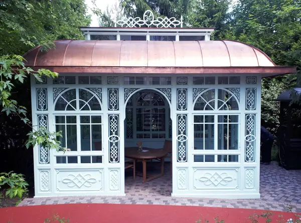 Павильон-Беседка и обустройство зоны барбекю "Резиденция Бенелюкс"