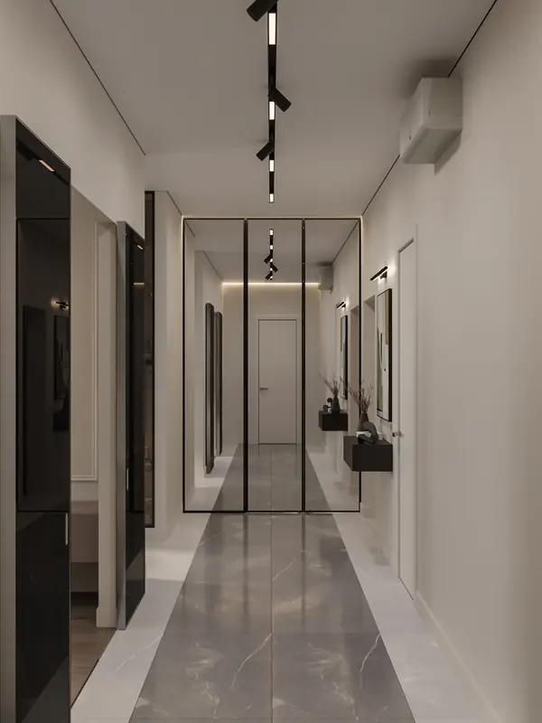 Современная квартира в Москве 78 м²