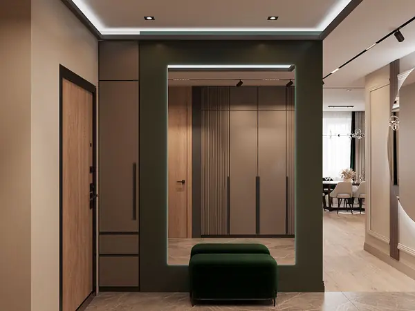 ДИЗАЙН ИНТЕРЬЕРА КВАРТИРЫ В ЖК БАЛТИЙСКИЙ, 118 КВ.М.