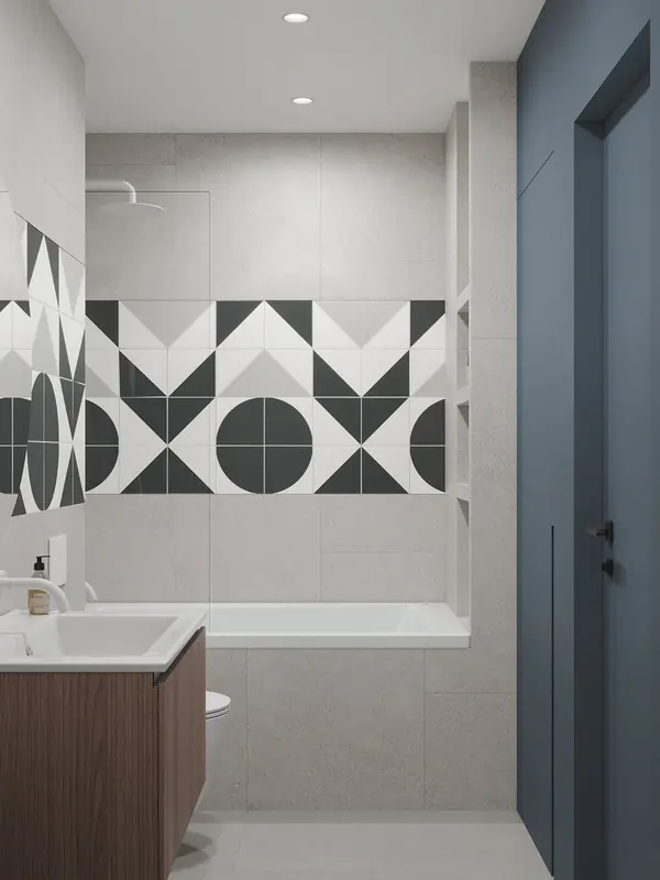 Квартира для молодой семьи с элементами сканди