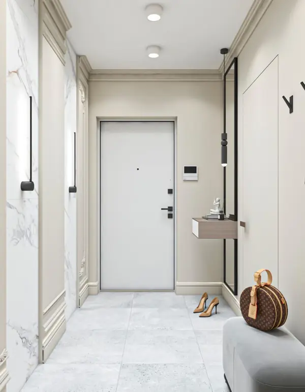 Просторная квартира с гостевой в классическом стиле