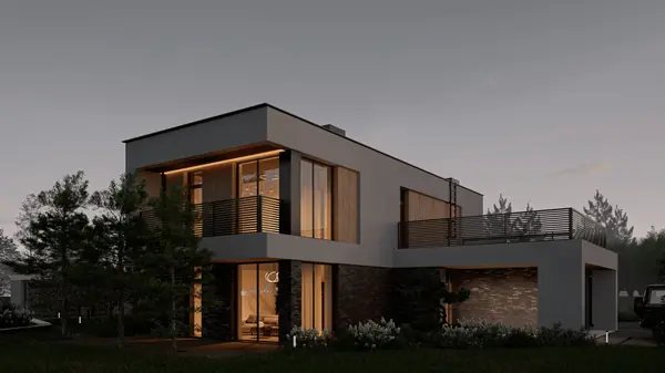 Modern house 150/185+50