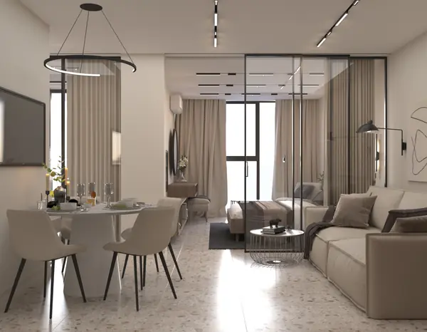 Проект из 1 комнатной в 2-х комнатную