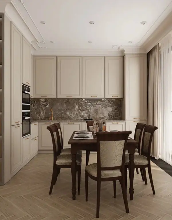 Светлая квартира 112,55 м² в современном стиле