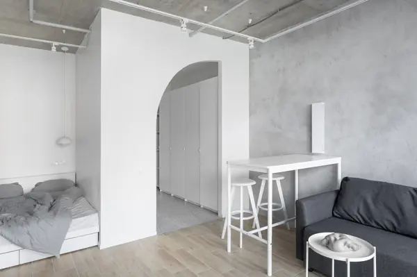 Квартира с полуаркой